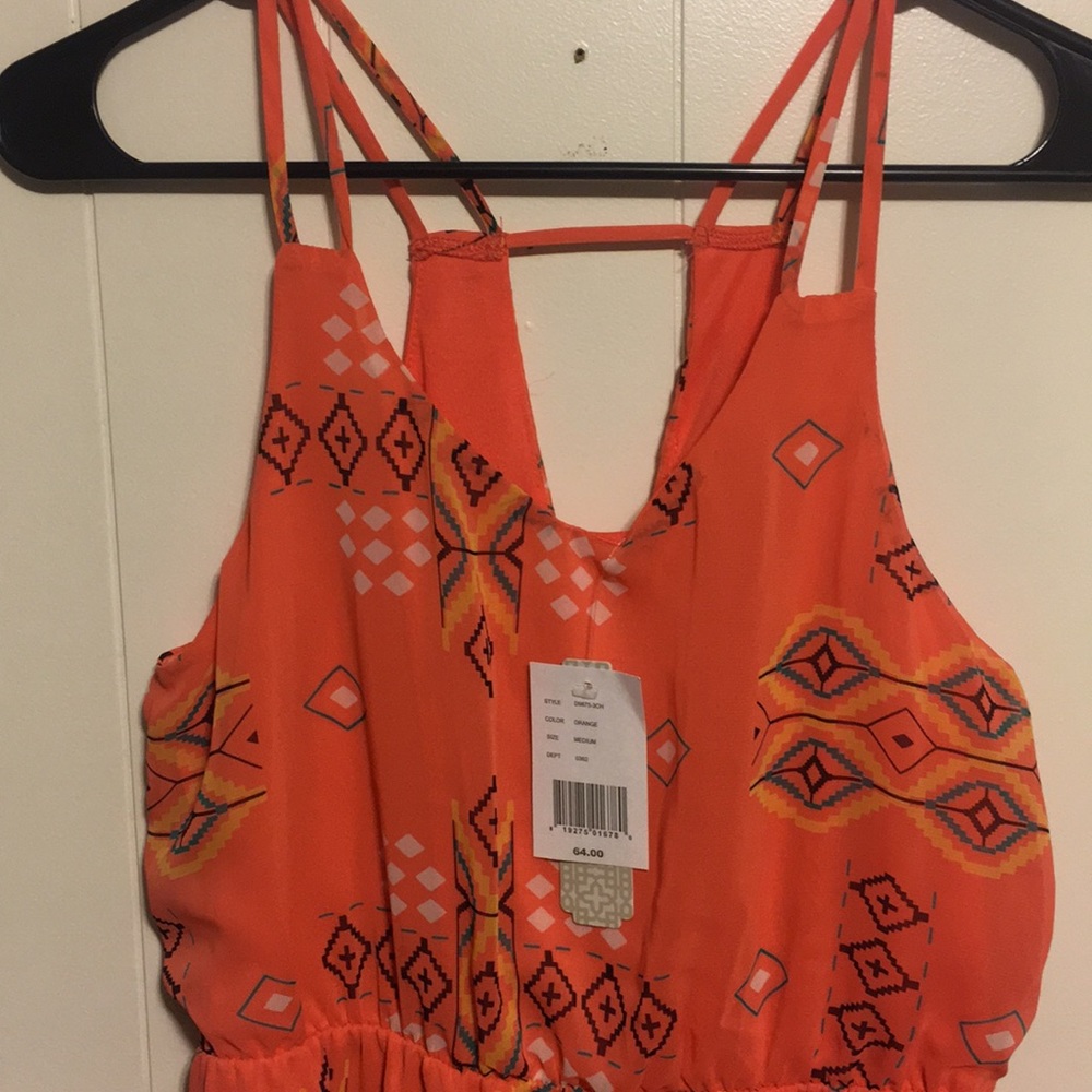 GB brand new Orange sun dress size medium - Picture 2 of 4